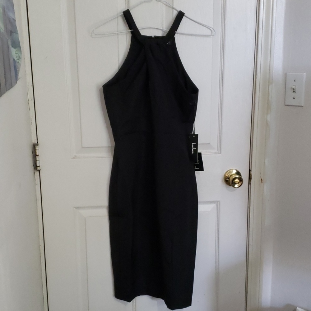 LuLus High Neck Bodycon Dress